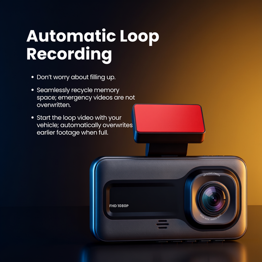 Dual Dash Cam FHD with 32GB Card