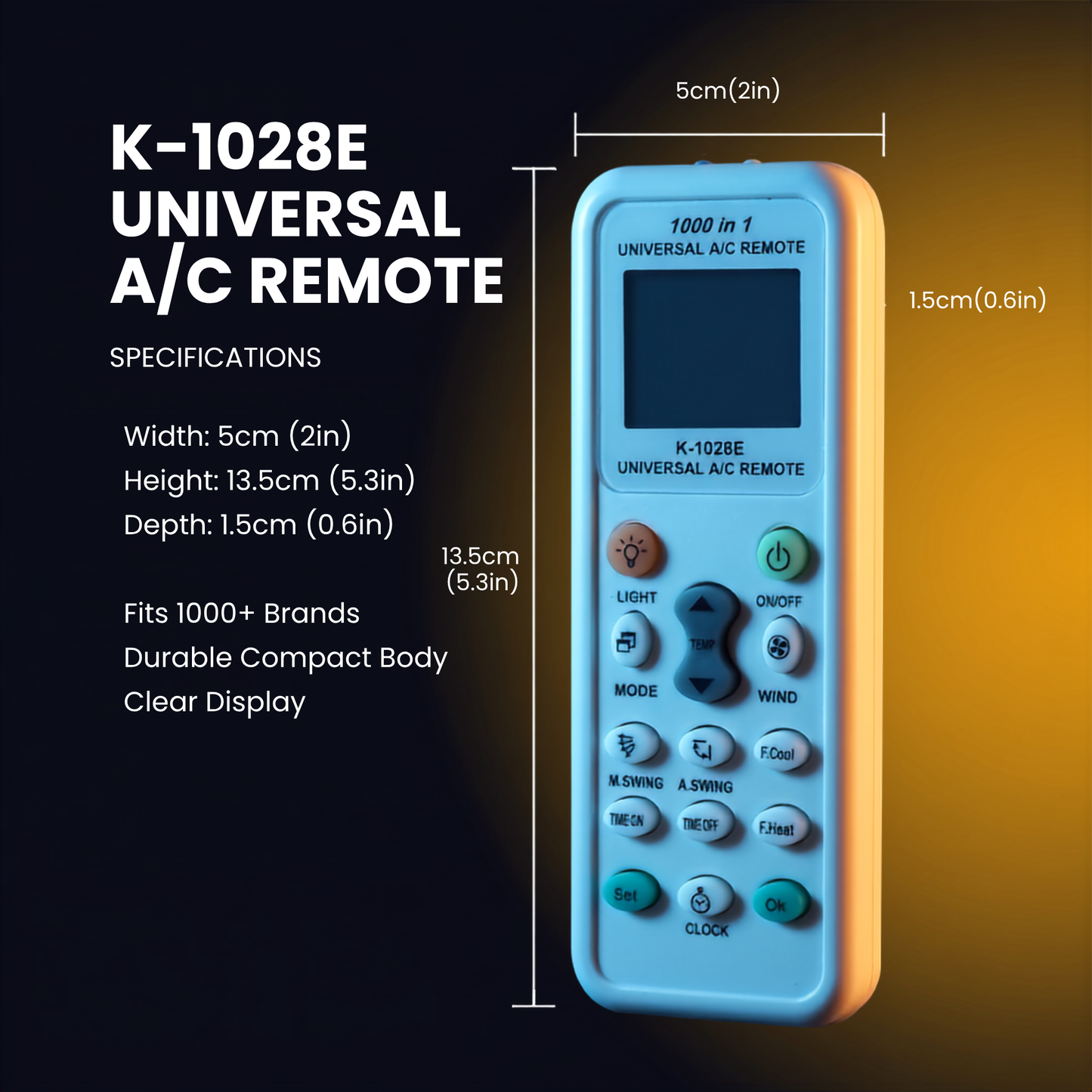 Universal Air Conditioner Remote Control