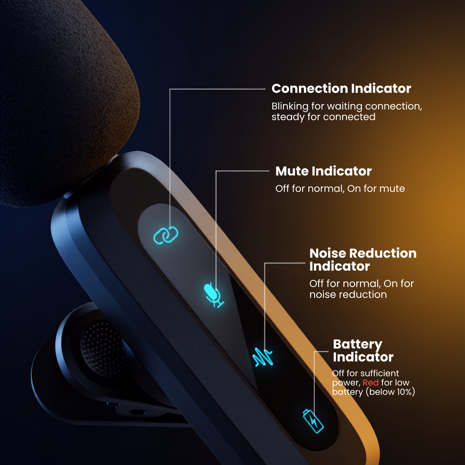HITOZON Professional Wireless Lavalier Microphone