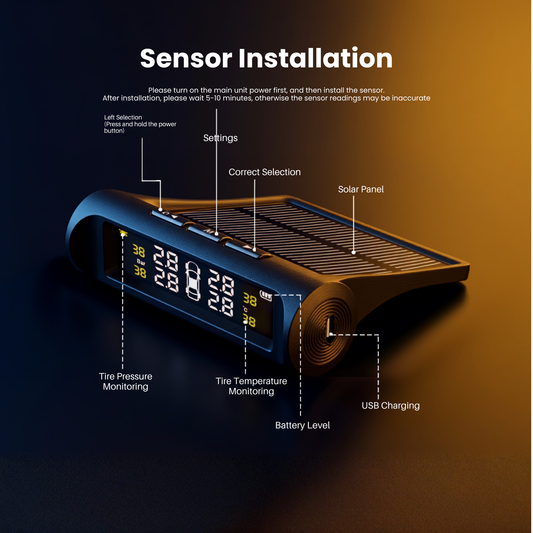 Solar TPMS Kit 4 Sensors