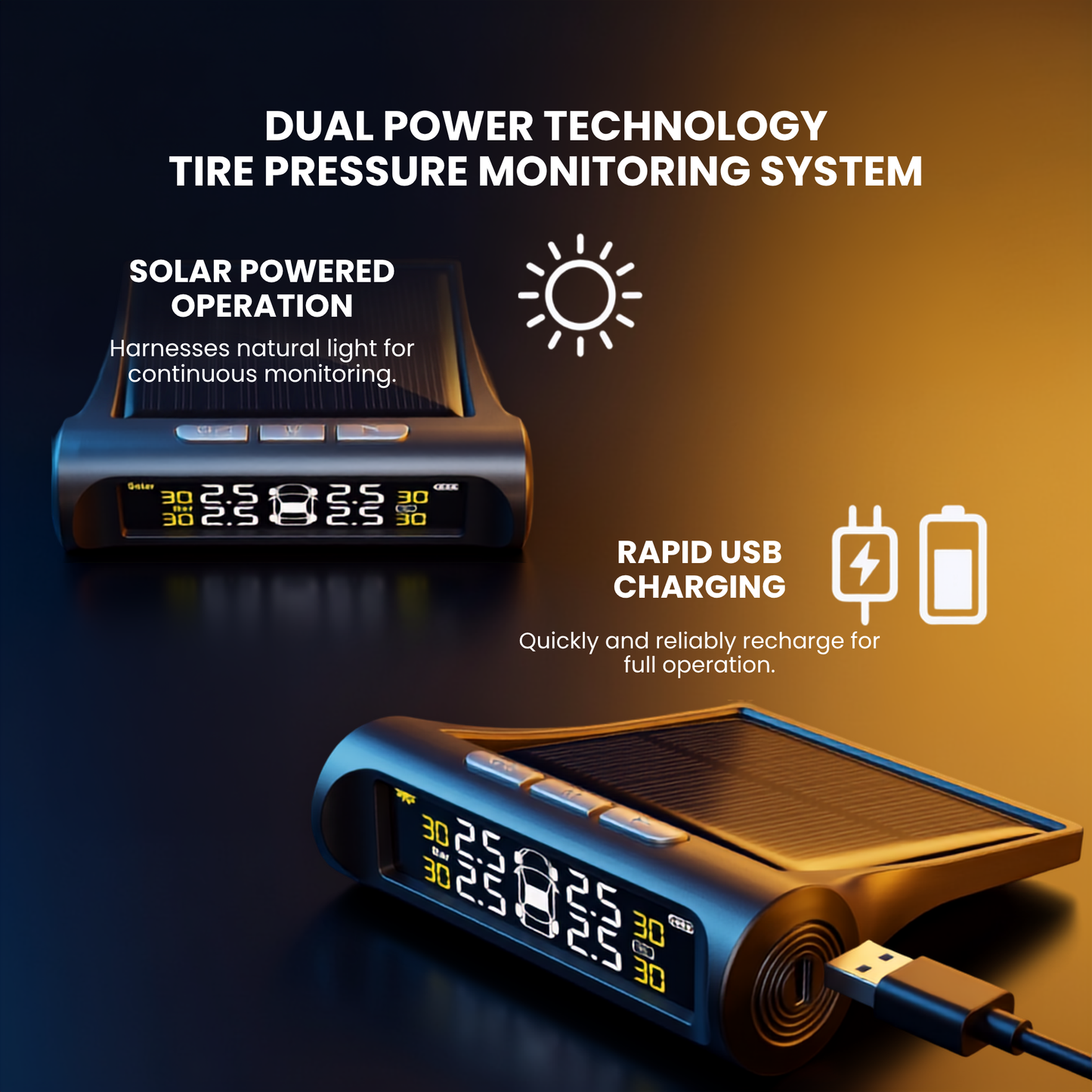 Solar TPMS Kit 4 Sensors