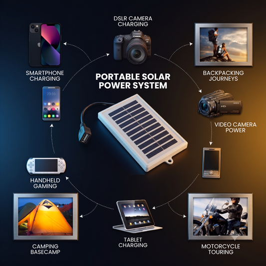 Motorcycle Solar Power Charger