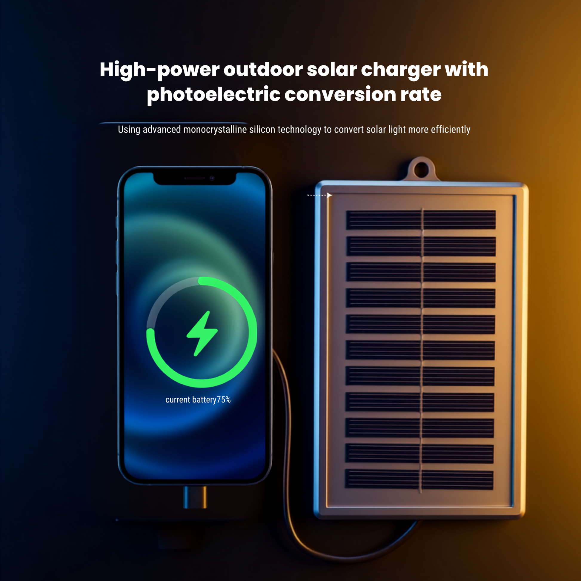 Motorcycle Solar Power Charger