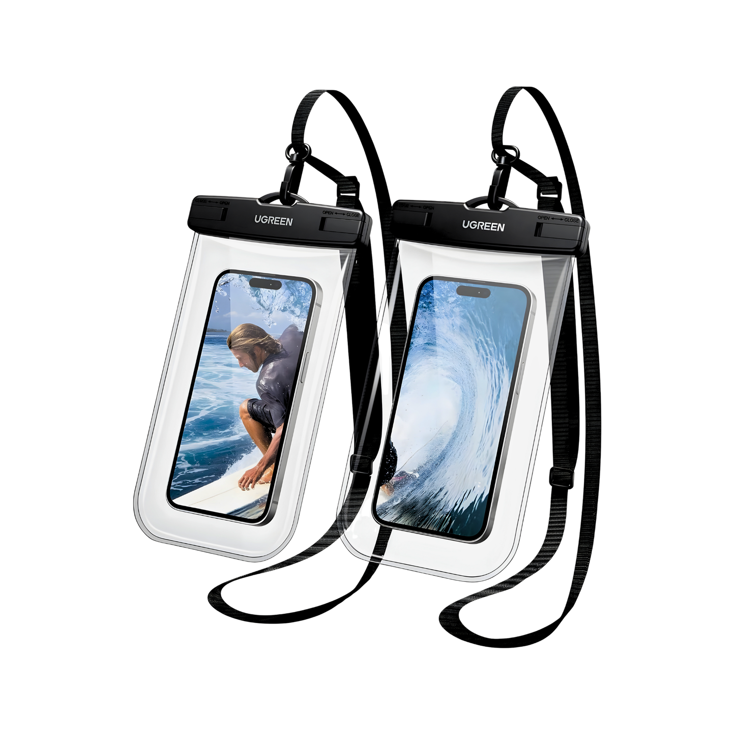 UGREEN Waterproof Phone Case 2 Pack