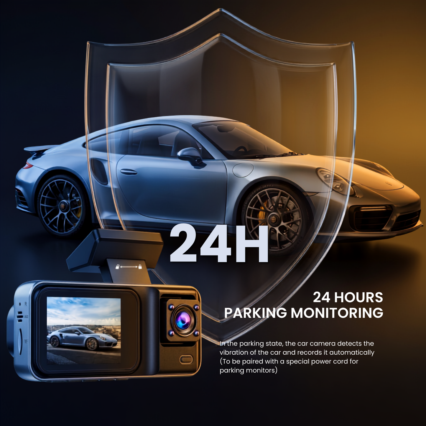 Dual Dash Cam FHD with 32GB Card