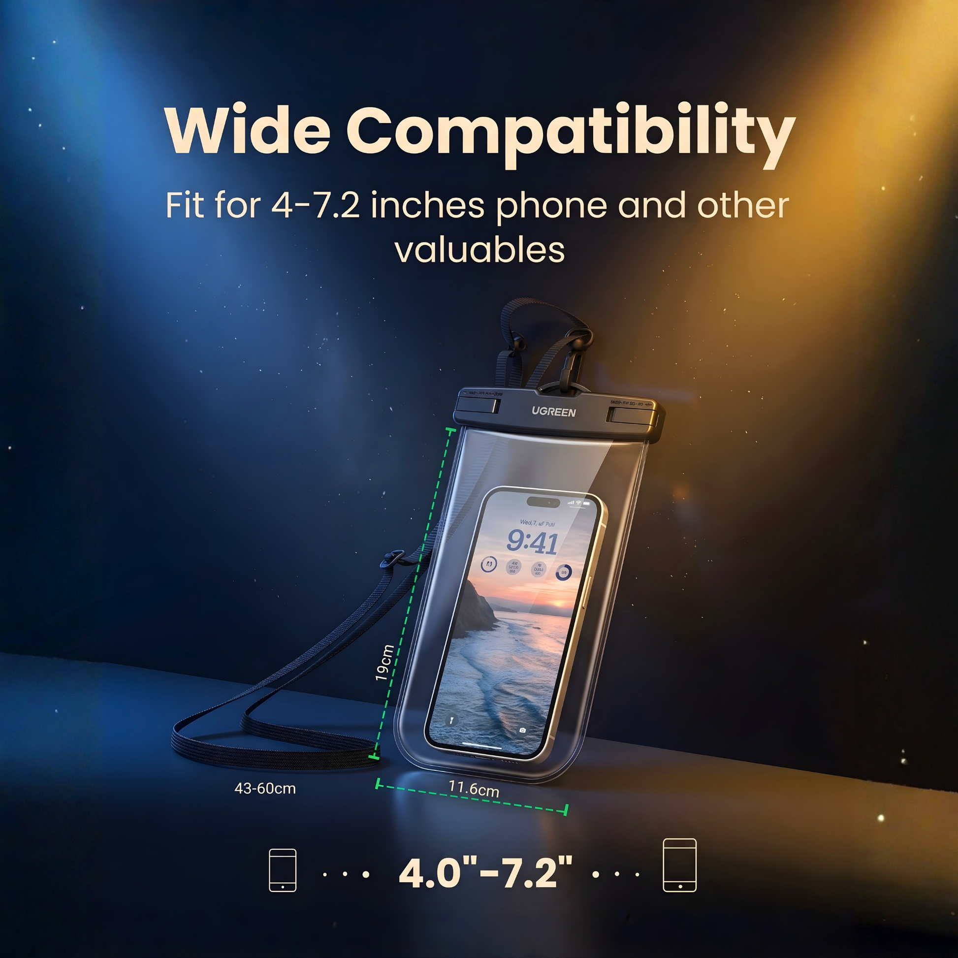 UGREEN Waterproof Phone Case 2 Pack