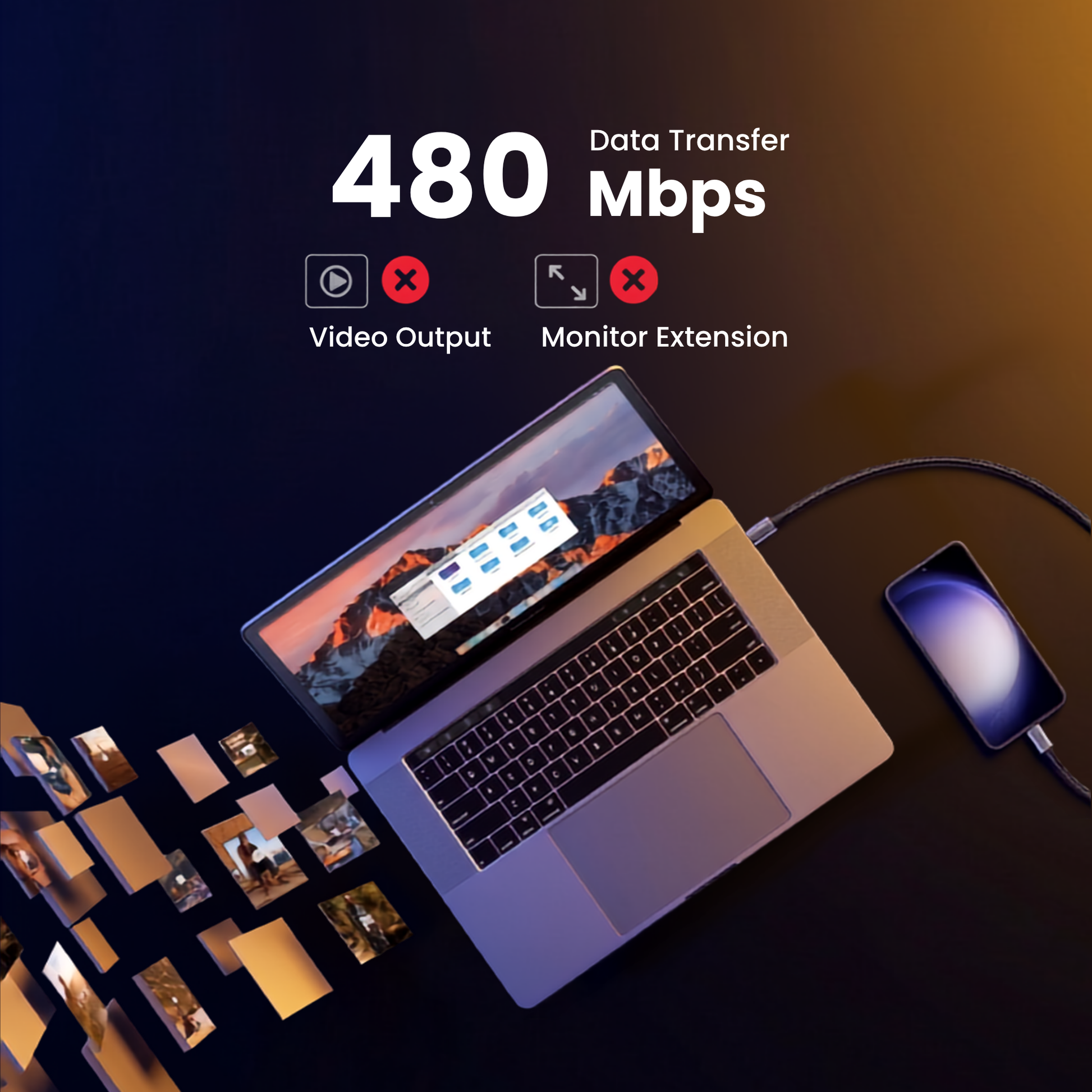 UGREEN USB C to USB C Cable 60W